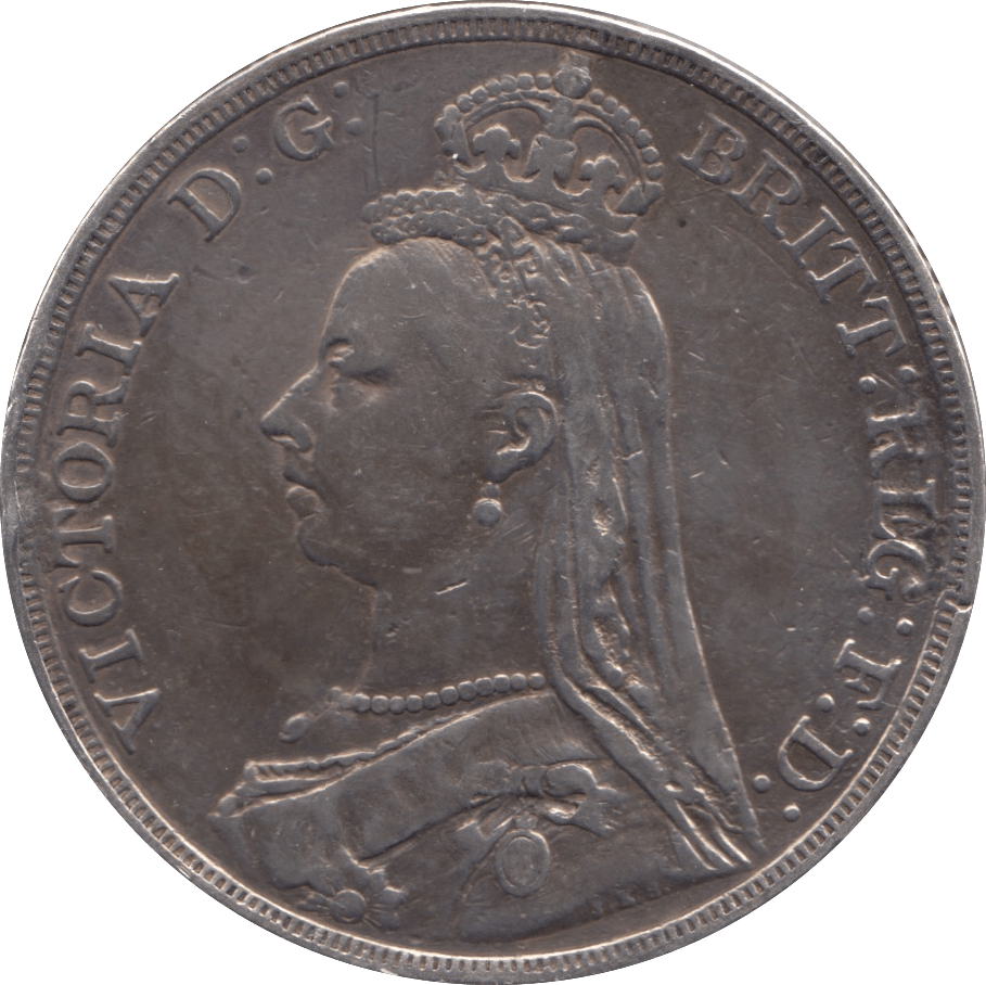 1887 CROWN ( VF ) - CROWN - Cambridgeshire Coins