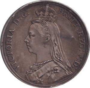 1887 CROWN ( VF ) - CROWN - Cambridgeshire Coins