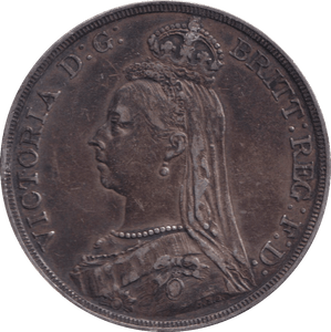 1887 CROWN ( VF ) - CROWN - Cambridgeshire Coins