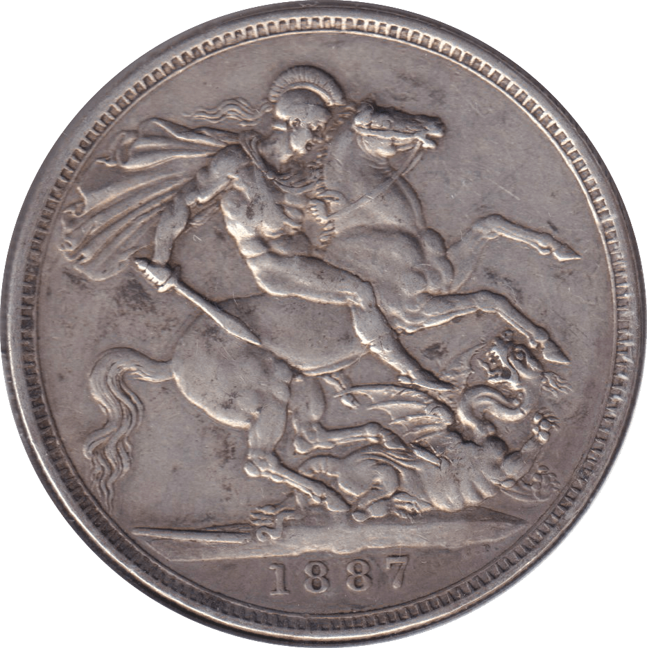 1887 CROWN (VF) - CROWN - Cambridgeshire Coins