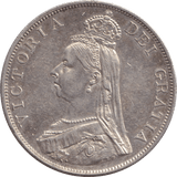 1887 DOUBLE FLORIN ( AUNC ) - DOUBLE FLORIN - Cambridgeshire Coins