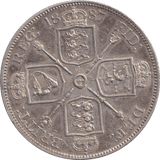 1887 DOUBLE FLORIN ( AUNC ) - DOUBLE FLORIN - Cambridgeshire Coins