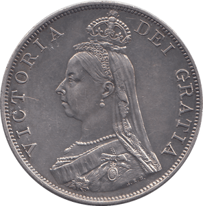 1887 DOUBLE FLORIN ( EF ) 19 - DOUBLE FLORIN - Cambridgeshire Coins