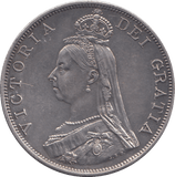 1887 DOUBLE FLORIN ( EF ) 19 - DOUBLE FLORIN - Cambridgeshire Coins