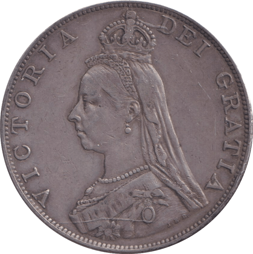 1887 DOUBLE FLORIN ( EF ) - DOUBLE FLORIN - Cambridgeshire Coins