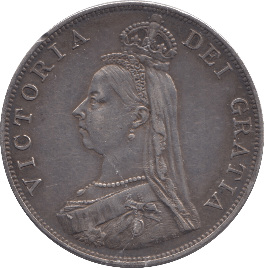 1887 DOUBLE FLORIN ( EF ) - DOUBLE FLORIN - Cambridgeshire Coins