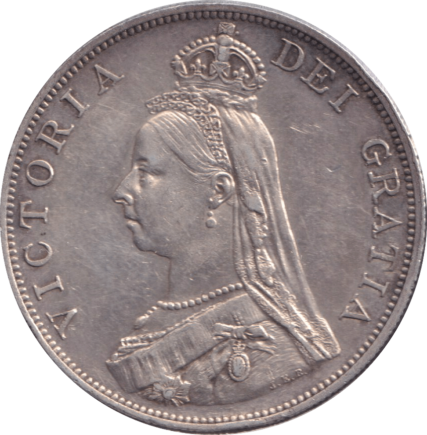 1887 DOUBLE FLORIN ( EF ) - DOUBLE FLORIN - Cambridgeshire Coins