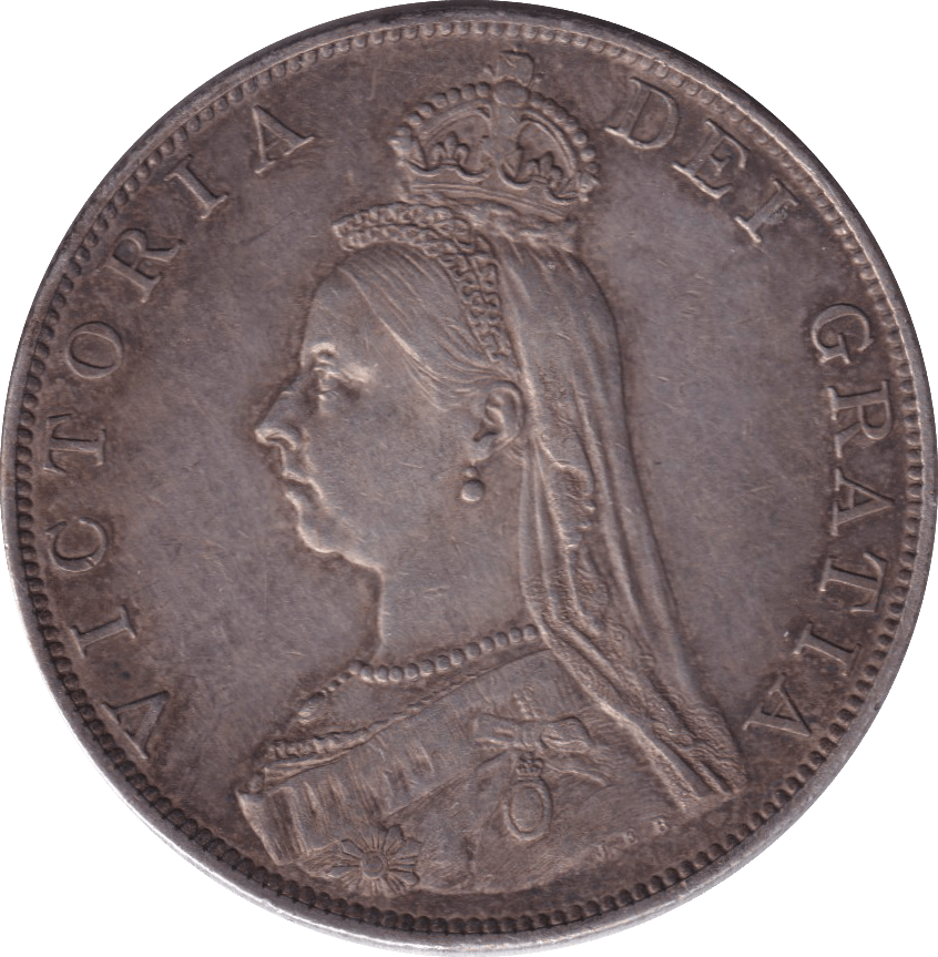 1887 DOUBLE FLORIN ( EF ) - DOUBLE FLORIN - Cambridgeshire Coins