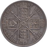 1887 DOUBLE FLORIN ( EF ) - Double Florin - Cambridgeshire Coins