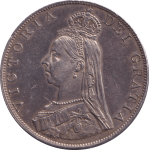 1887 DOUBLE FLORIN ( EF ) - DOUBLE FLORIN - Cambridgeshire Coins