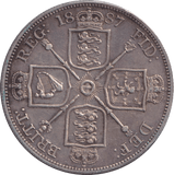 1887 DOUBLE FLORIN ( EF ) - DOUBLE FLORIN - Cambridgeshire Coins