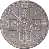 1887 DOUBLE FLORIN ( EF ) - DOUBLE FLORIN - Cambridgeshire Coins