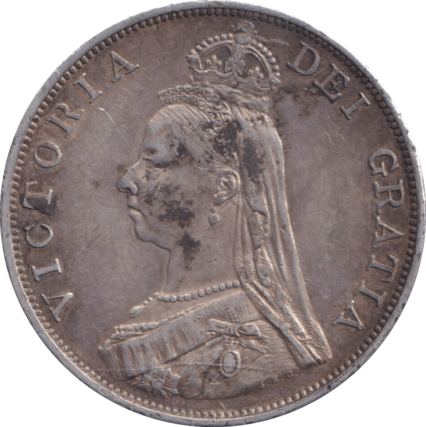 1887 DOUBLE FLORIN ( EF ) - DOUBLE FLORIN - Cambridgeshire Coins