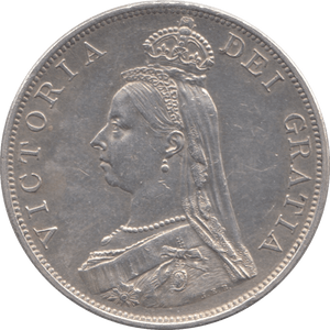 1887 DOUBLE FLORIN ( EF ) - DOUBLE FLORIN - Cambridgeshire Coins