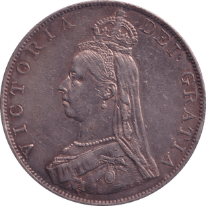 1887 DOUBLE FLORIN ( EF ) - DOUBLE FLORIN - Cambridgeshire Coins