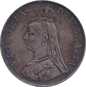 1887 DOUBLE FLORIN ( EF ) - DOUBLE FLORIN - Cambridgeshire Coins