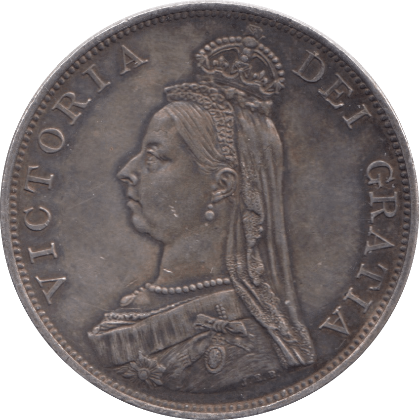 1887 DOUBLE FLORIN ( EF ) - Double Florin - Cambridgeshire Coins