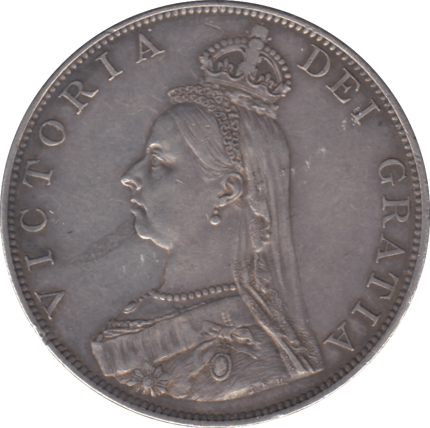 1887 DOUBLE FLORIN ( EF ) - DOUBLE FLORIN - Cambridgeshire Coins