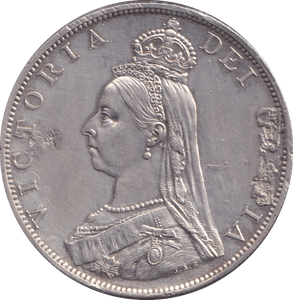 1887 DOUBLE FLORIN ( EF ) - DOUBLE FLORIN - Cambridgeshire Coins
