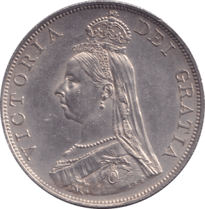 1887 DOUBLE FLORIN ( EF ) - DOUBLE FLORIN - Cambridgeshire Coins