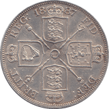 1887 DOUBLE FLORIN ( EF ) - DOUBLE FLORIN - Cambridgeshire Coins