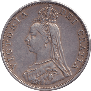 1887 DOUBLE-FLORIN ( EF ) - FLORIN - Cambridgeshire Coins