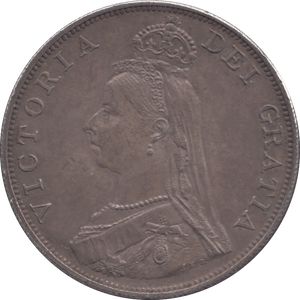 1887 DOUBLE FLORIN ( EF ) - WORLD COINS - Cambridgeshire Coins