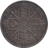 1887 DOUBLE FLORIN ( EF ) - WORLD COINS - Cambridgeshire Coins