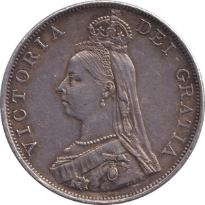1887 DOUBLE FLORIN ( EF ) - WORLD COINS - Cambridgeshire Coins