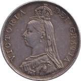 1887 DOUBLE FLORIN ( EF ) - WORLD COINS - Cambridgeshire Coins