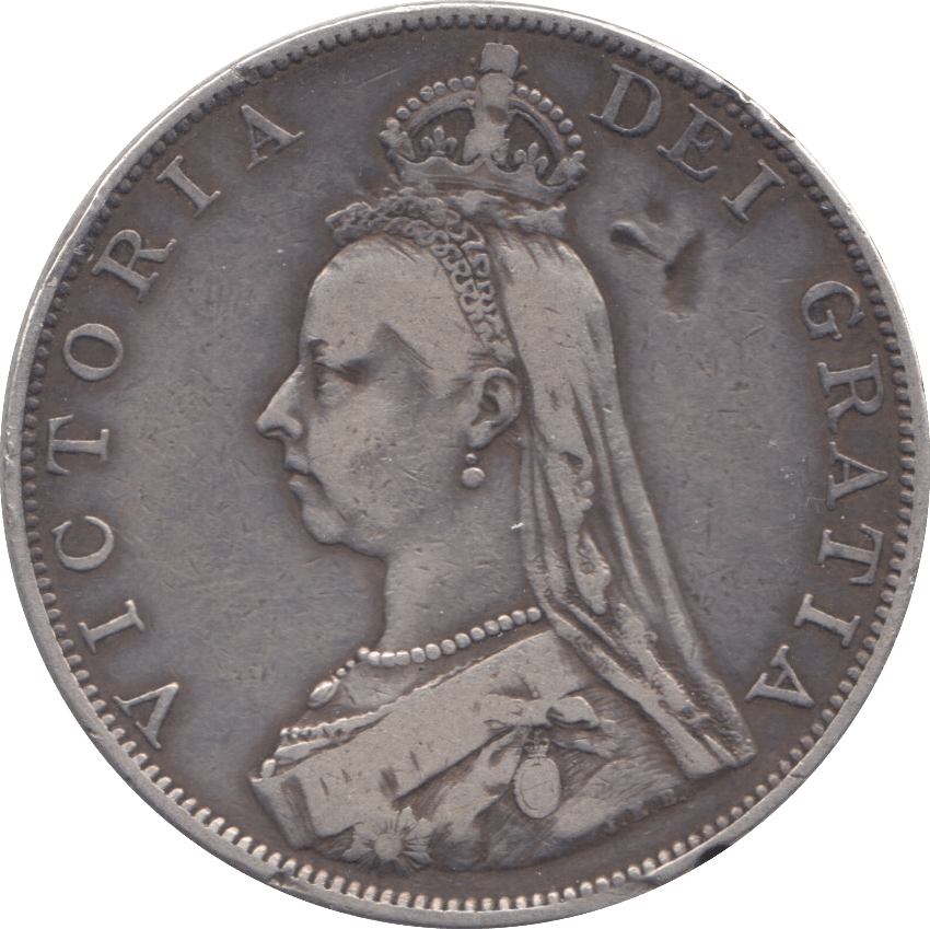 1887 DOUBLE FLORIN ( FINE ) - Double Florin - Cambridgeshire Coins