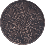 1887 DOUBLE FLORIN ( GF ) 1 - DOUBLE FLORIN - Cambridgeshire Coins