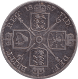 1887 DOUBLE FLORIN ( GF ) 2 - DOUBLE FLORIN - Cambridgeshire Coins