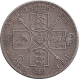 1887 DOUBLE FLORIN ( GF ) - DOUBLE FLORIN - Cambridgeshire Coins