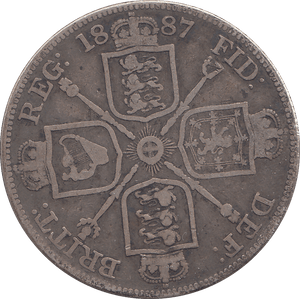 1887 DOUBLE FLORIN ( GF ) - DOUBLE FLORIN - Cambridgeshire Coins