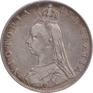 1887 DOUBLE FLORIN ( GF ) - DOUBLE FLORIN - Cambridgeshire Coins