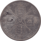 1887 DOUBLE FLORIN ( GF ) - DOUBLE FLORIN - Cambridgeshire Coins