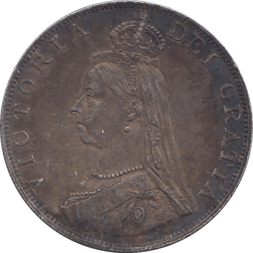 1887 DOUBLE FLORIN ( GVF ) 6 - DOUBLE FLORIN - Cambridgeshire Coins