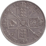 1887 DOUBLE FLORIN ( GVF ) - DOUBLE FLORIN - Cambridgeshire Coins