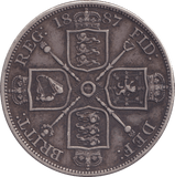 1887 DOUBLE FLORIN ( GVF ) - DOUBLE FLORIN - Cambridgeshire Coins