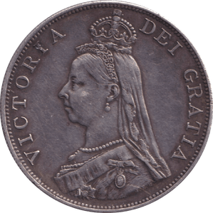 1887 DOUBLE FLORIN ( GVF ) - DOUBLE FLORIN - Cambridgeshire Coins