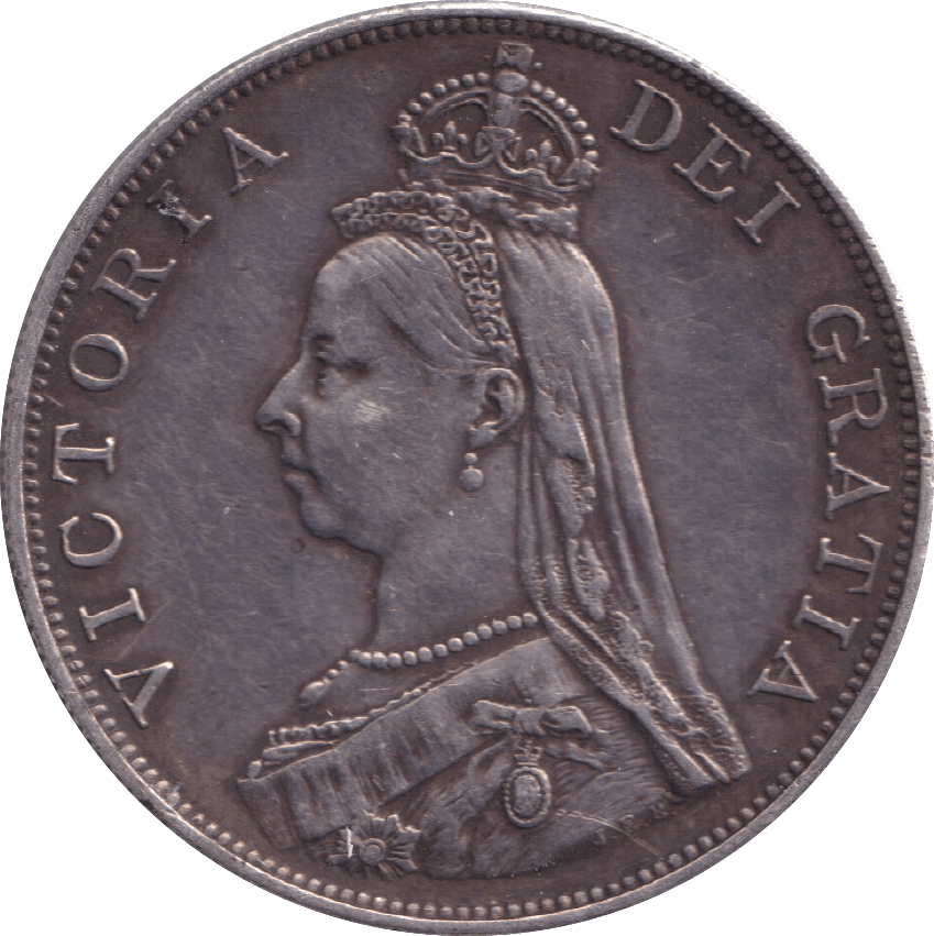 1887 DOUBLE FLORIN ( GVF ) - DOUBLE FLORIN - Cambridgeshire Coins