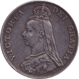 1887 DOUBLE FLORIN ( GVF ) - DOUBLE FLORIN - Cambridgeshire Coins