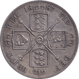 1887 DOUBLE FLORIN ( GVF ) - DOUBLE FLORIN - Cambridgeshire Coins