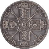 1887 DOUBLE FLORIN ( GVF ) - DOUBLE FLORIN - Cambridgeshire Coins