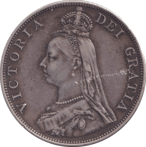 1887 DOUBLE FLORIN ( GVF ) - DOUBLE FLORIN - Cambridgeshire Coins