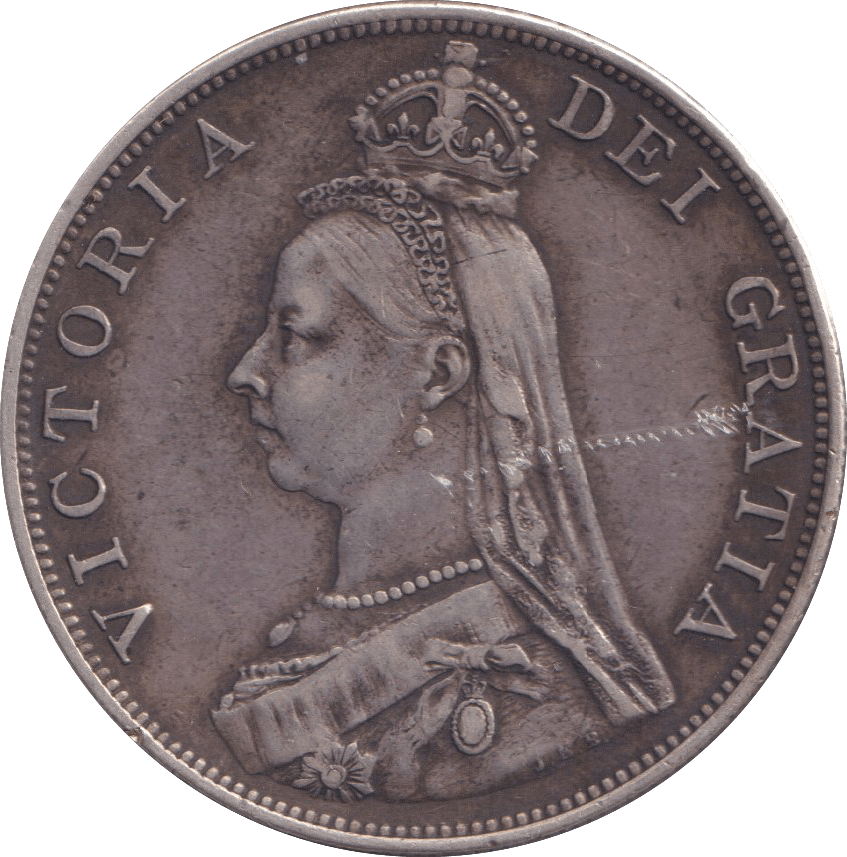 1887 DOUBLE FLORIN ( GVF ) - DOUBLE FLORIN - Cambridgeshire Coins