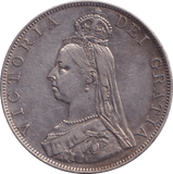 1887 DOUBLE FLORIN ( GVF ) - DOUBLE FLORIN - Cambridgeshire Coins