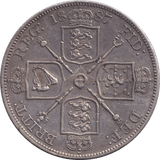 1887 DOUBLE FLORIN ( GVF ) - DOUBLE FLORIN - Cambridgeshire Coins