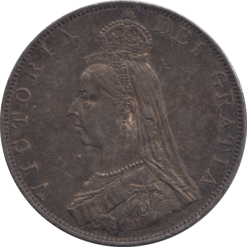 1887 DOUBLE FLORIN ( GVF ) - Double Florin - Cambridgeshire Coins